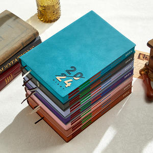 Cuaderno 2024, <span class=keywords><strong>planificador</strong></span> de horarios de 365 días, tamaño A5, lista de Agenda <span class=keywords><strong>semanal</strong></span>/mensual, logotipo personalizado, Escuela/regalo, cubierta de papel, cuaderno de negocios - Product Image 2