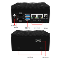 Routeur pare-feu de poche 12th Gen Alder Lake N100 DDR5 2xi226-V 2.5G LAN PfSense Mini PC DIY Ordinateur industriel intégré pas cher