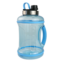 Bouteille d'eau durable de 3,2 L sans BPA, écologique, style européen, avec poignée, anti-fuite, logo personnalisé pour le camping, la randonnée, les fêtes, en gros