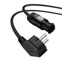 Câble d'alimentation extérieur SHEHDS IP65, cœur en cuivre haute pureté, étanche, avec connecteur PowerCon en chaîne pour éclairage extérieur de tournées