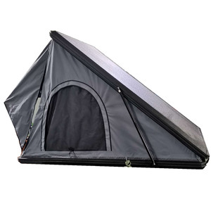 Equipo de acampada todoterreno para coche, carpa con techo triangular de aluminio, carcasa dura, barata, venta al por mayor - Product Image 2