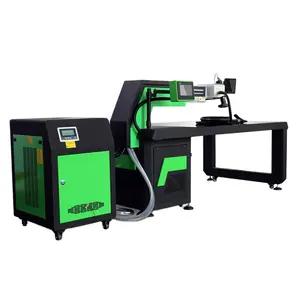 300W 500W Pequena máquina de solda a laser yag/letra de canaleta equipamentos de solda a laser