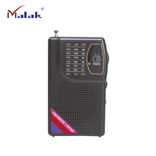 MLK-8334 Wholesale Shortwave Radio Mini Pocket Design Am Fm Portable Radio with Back Belt