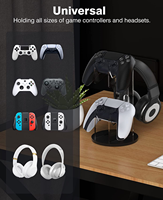 Support de contrôleur et de casque universel en acrylique pour accessoires de contrôleur Xbox/PS4/PS5/Switch Pro