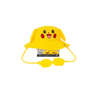 Chapeau de paille avec airbag pour enfants, motif Pikachu jaune, réglable, pour une utilisation en extérieur - Product Image 2
