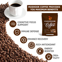 Café aux champignons Reishi Cordyceps, produit phare, qualité alimentaire, favorise la concentration cognitive, améliore la récupération, renforce l'immunité