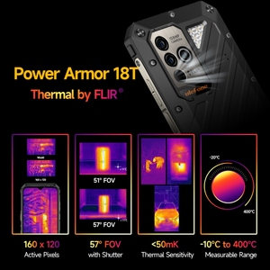 Versión Global <span class=keywords><strong>Ulefone</strong></span> Power Armor <span class=keywords><strong>18T</strong></span> 12GB+256GB 9600mAh 6.58 Pulgadas Android 12 NFC 5G Teléfono Resistente - Product Image 3