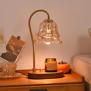 Lampe de table bohème, décoration d'intérieur, lampe de chevet en macramé pour salon et chambre à coucher, étagère - Product Image 3