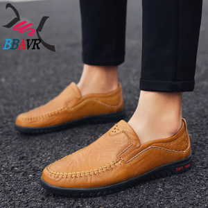 รองเท้าหนังผู้ชายไซส์ใหญ่ สไตล์ลำลอง ธุรกิจ ขับรถ ใส่ได้ทุกวัน - Product Image 4