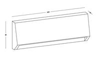 P1201 IP65,CE,ROHS, approbation SAA Offre Spéciale lumière de brique led montée en surface applique murale extérieure intérieure