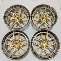 Jantes forgées sur mesure FGwheel pour le design S101SC, 2 pièces, bronze poli, noir transparent, Toyota Alphard, GAC Trumpchi M8