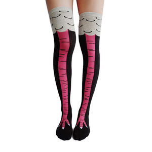 En Stock al por mayor divertido <span class=keywords><strong>pollo</strong></span> pies moda <span class=keywords><strong>calcetines</strong></span> largos mujeres <span class=keywords><strong>calcetines</strong></span> fabricante en China - Product Image 2