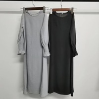 Yibaoli Grande Vente 16 Couleurs 2025 Ramadan Arabe Musulman Filles Abaya et Khimar Ensemble 2 Pièces Robe de l'Aïd Enfants