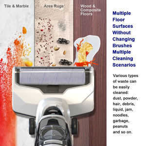 เครื่องดูดฝุ่นแบบเปียกและแห้งไร้สายอัจฉริยะขนาด250วัตต์เครื่องทำความสะอาดพรมและพื้นตรงแบบไร้ถุงใช้ในครัวเรือน - Product Image 3