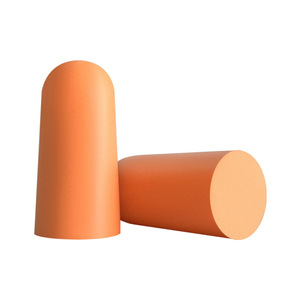 Noise Reduction Earplugs Orange Foam Bullet Shape For Sleep Study Office Use - Product Image 1