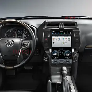 Reproductor de DVD del coche GPS de navegación Android pantalla Vertical para Toyota Land Cruiser Prado 150 2014-2019 sistema de navegación multimedia