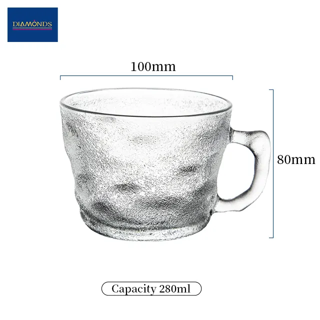 Tasses en verre de haute qualité, vaisselle personnalisée pour la maison, le restaurant, l'hôtel, utilisant la verrerie, le stock d'eau et de lait