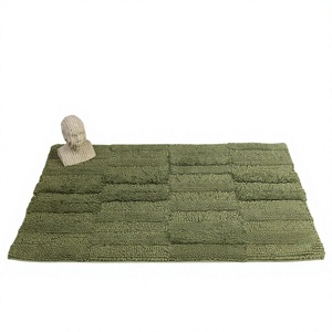 Luxury Pure Cotton Tufted Bath Mat American Style Floral Pattern Eco-Friendly <b>Machine</b> Made Durable Bathroom <b>Floor</b> Mat ITHL - Product Image 1