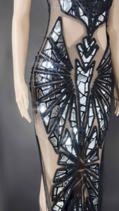 Novance – <span class=keywords><strong>robe</strong></span> <span class=keywords><strong>De</strong></span> soirée en tulle brillant à paillettes, <span class=keywords><strong>robe</strong></span> <span class=keywords><strong>De</strong></span> mariage en strass, 1688 Xxl, <span class=keywords><strong>boutique</strong></span>, 2022 - Product Image 5