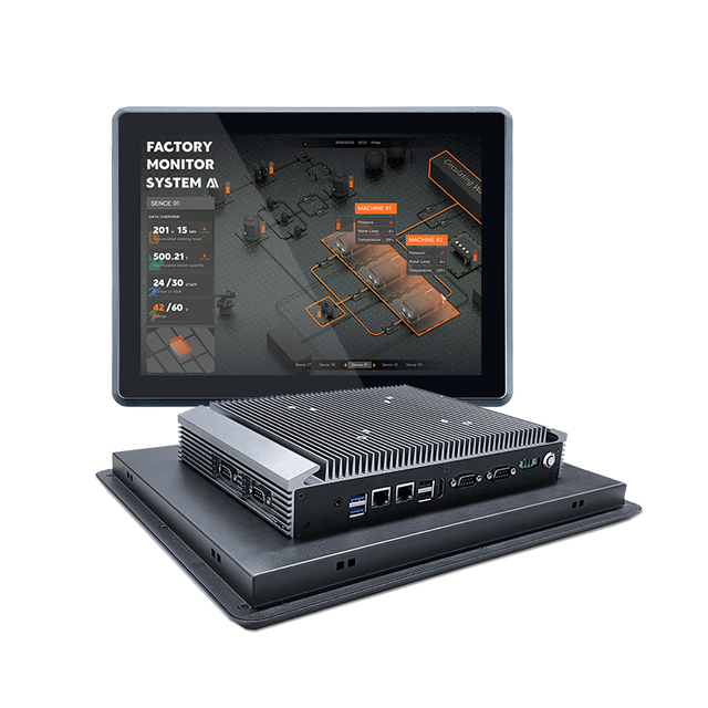 Gigabit LAN Port Window7/10/11 Linux Fanless Panel Pc Capacitive Touch Screen Industrial Panel Pc Ip65