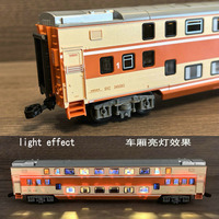 Tren Eléctrico de Juguete RUIKU SS7C para Niños, Modelo de Tren con Rieles, Juguete de Tren de Aleación