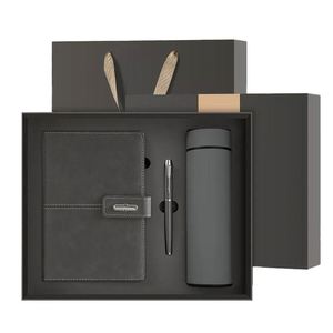 Custom Logo Luxury Corporate <b>Gift</b> Set Bulk Wholesale A5 Notebook Pen Insulated Water Bottle for Client Employee Business <b>Gifts</b> - Product Image 1