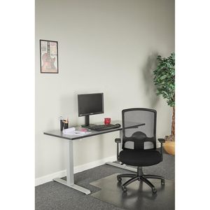 Silla Ergonómica Alera Serie Etros con Respaldo Alto, Giratoria/Inclinable, Reposacabezas Ajustable, Tela Moderna y Malla de Aluminio - Product Image 1