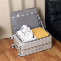 Ensemble de valises en néoprène Travellight à 4 roues, en matériau recyclé, certifié, tailles L/M/S, série VIIA, ensemble de chariots pour bagages IATA