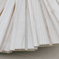Wholesale Factory Output Sanded Paulownia Timber Board in Wooden Batten Production