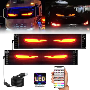 Écran LED flexible transparent 10w Étanche Autocollant LED Écran Demon Dynamic Eye pour <span class=keywords><strong>camion</strong></span> Autres accessoires d'éclairage automobile - Product Image 6