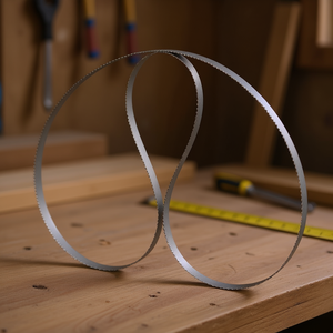 Cuchillas Fervi para madera de 10 pulgadas x 1/8 pulgadas x 0.025 pulgadas, hoja de sierra de cinta bimetálica para cortar madera y metales blandos - Product Image 3