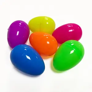 Prefilled Colorful Filled Toy Plastic Easter Surprise Eggs