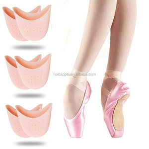 Gel de silicona Toe mangas Bola de pie metatarsiano Ballet Pointe Cap para protección Topper cubierta protectores bolsa para zapatos de baile - Product Image 1