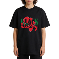 Vinyle thermocollant Juneteenth Day, motif Histoire des Noirs, transfert DTF pour presse à chaud sur T-shirts