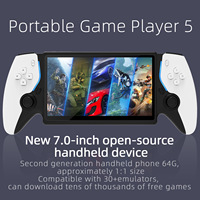Console de jeu portable HC8000, 3500 mAh, grand écran de 7 pouces, 15000 jeux intégrés, 64G, classique, nostalgique, rétro