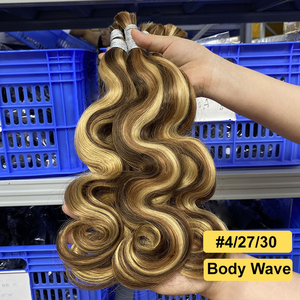 # Capelli umani sfusi 27/30/613 Piano Color Body Wave per intrecciare, senza trama, stile boh<span class=keywords><strong>é</strong></span>mien, 100g, extension per trecce boho - Product Image 3