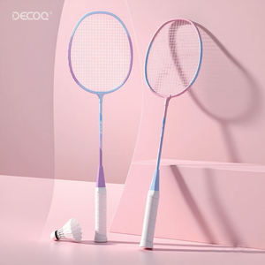 <span class=keywords><strong>Raquette</strong></span> de <span class=keywords><strong>badminton</strong></span> en fibre de carbone en gros d'usine, légère, haute tension, conception en graphite, technologie tissée en PU, sport professionnel - Product Image 5