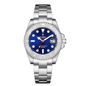 Montre élégante pour hommes Nouveau calendrier en acier inoxydable Montre d'affaires lumineuse à quartz étanche - Product Image 2