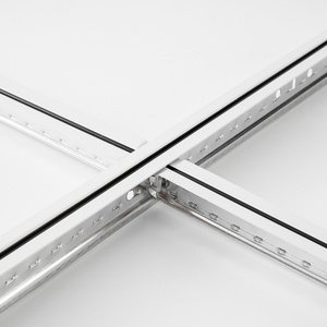 Precio de fábrica Tablero de yeso de acero galvanizado Rejilla de techo T-Bar Techo T Rejilla - Product Image 4