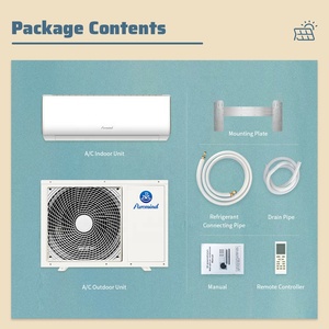 เครื่องปรับอากาศพลังงานแสงอาทิตย์ Puremind 12000BTU 24000BTU 18000BTU AC 48V สำหรับระบบทำความเย็นภายในบ้านแบบออฟกริด - Product Image 6