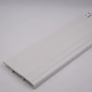 벽면을 보호하는 PVC 바닥재의 데크 스커트 보드 부속품 12cm 폭