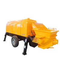 Petite pompe à coulis pour béton, machine de transport de mortier haute pression 10MPa, 15-20m³/h, verticale 120m, horizontale