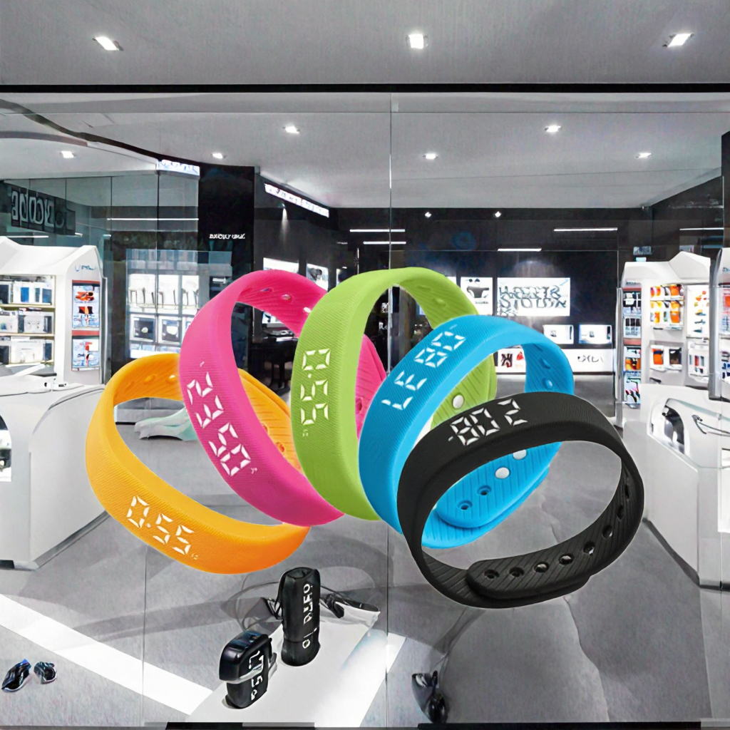 Silicone Digital Alarm Watch Bracelet with AMOLED Display Silent Vibrating  Wake-Up Vibrating Alarm Clock| Alibaba.com
