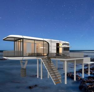 Diskon besar di <span class=keywords><strong>Australia</strong></span> Mewah Vila baja tahan air ruang kabin rumah Prefab wadah kecil rumah kapsul untuk penggunaan luar ruangan - Product Image 4