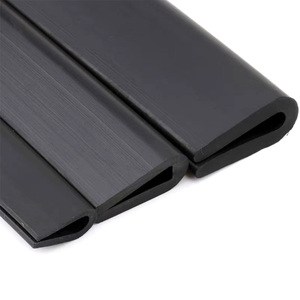 Protège-bords en caoutchouc EPDM en forme de U avec rainure pour tôles métalliques Tables en verre Bandes d'étanchéité anti-rayures et anti-chocs - Product Image 6