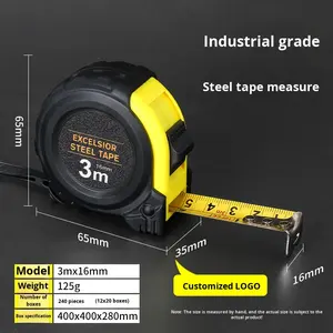 Cinta Métrica Enrollable de Acero Inoxidable de 5m con Soporte, 19mm de Ancho, 0.16mm de Grosor, Suministros de Fábrica al por Mayor - Product Image 5