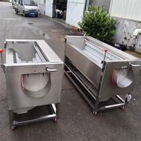 Volledig automatische fruitwasmachine met motor voor landbouwgebruik, lange levensduur