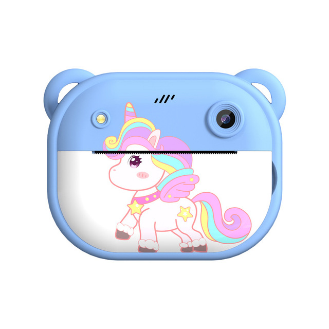 Portable Cartoon Toy Children's Digital Instant Camera Print 2.4pixels 720p HD 2.4inch Take Photos Mini Cameras for Kid Gift