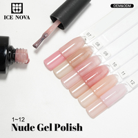 Modèle vedette 2026, série classique Nude, vernis à ongles en gel, naturel et haut de gamme, adapté au teint, prise en charge de la personnalisation en gros