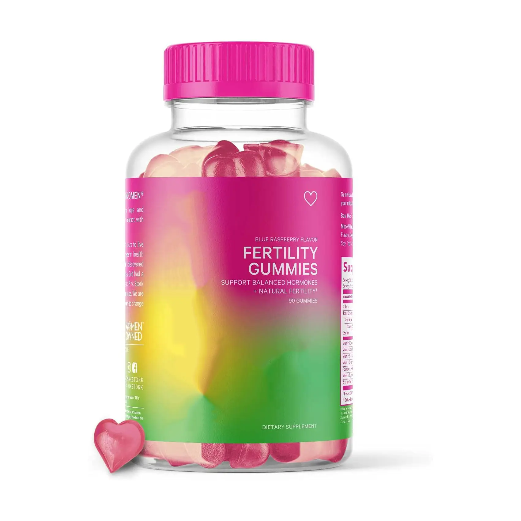 Fertility Supplements Hormone Balance Myo-inositol Prenatal Vitamin Fertility Gummies to Support Conception